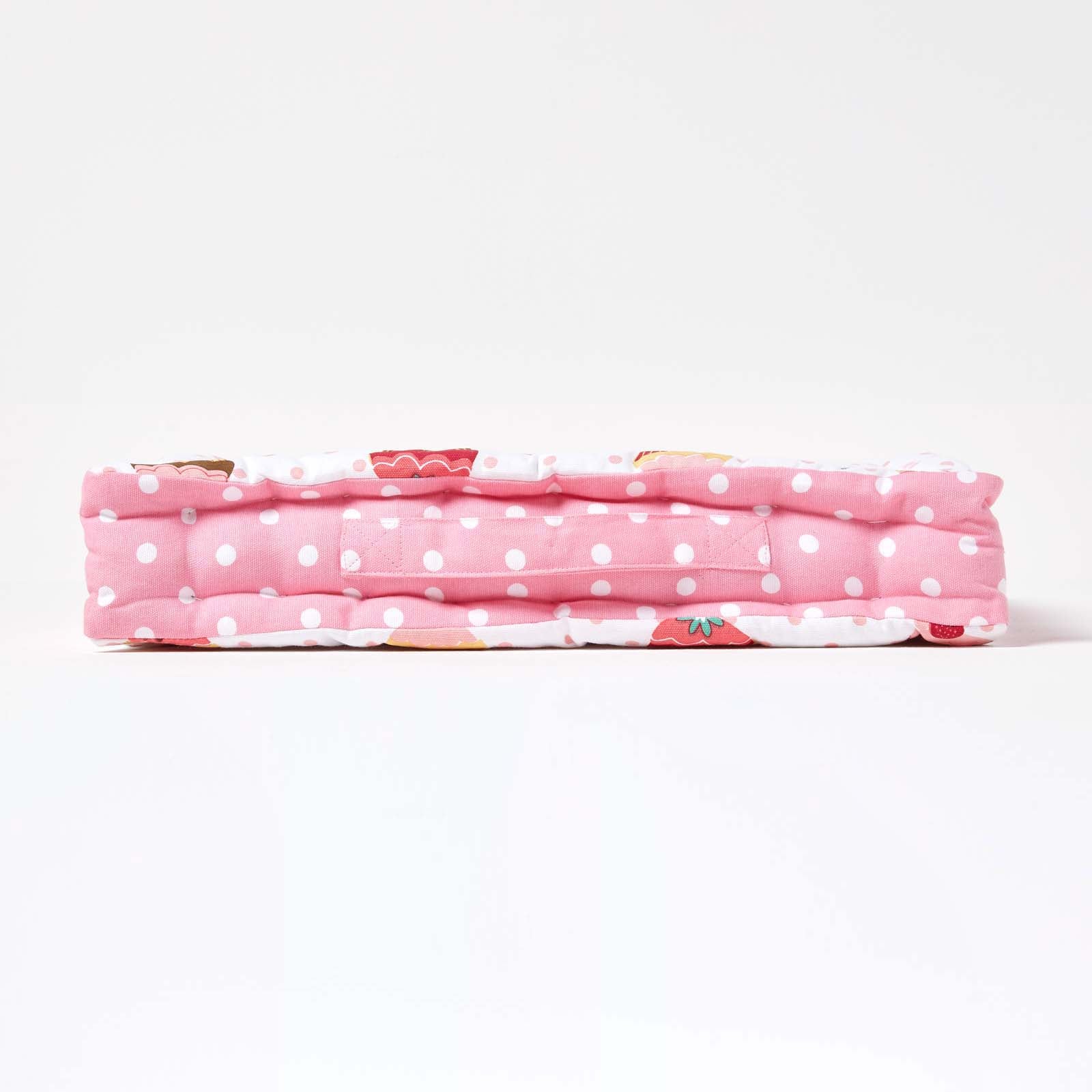 Cotton Cup Cakes Floor Cushion | 40cm x 40cm | Pink