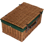 Wicker 56cm Double Steamed Picnic Basket | Green