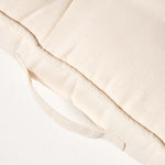 Cotton 2 Seater Booster Cushion | 50cm x 100cm | Cream