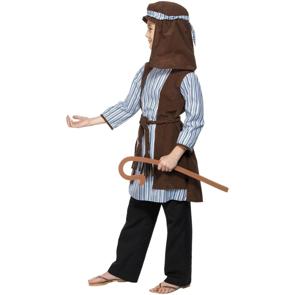 Shepherd Costume, Child | Age 7-9 | Blue & Brown
