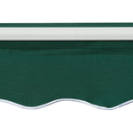3x2m Manual Window Awning W/ Hand Crank | Green