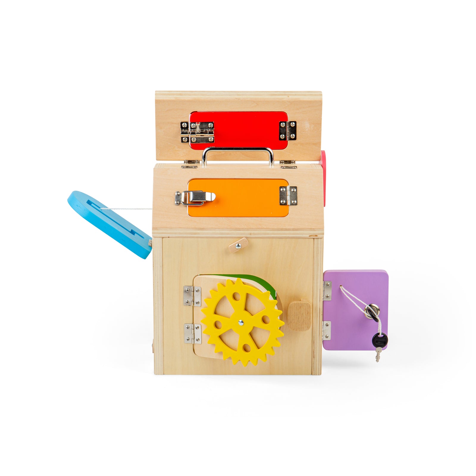 Wooden Latches & Catches Busy Box