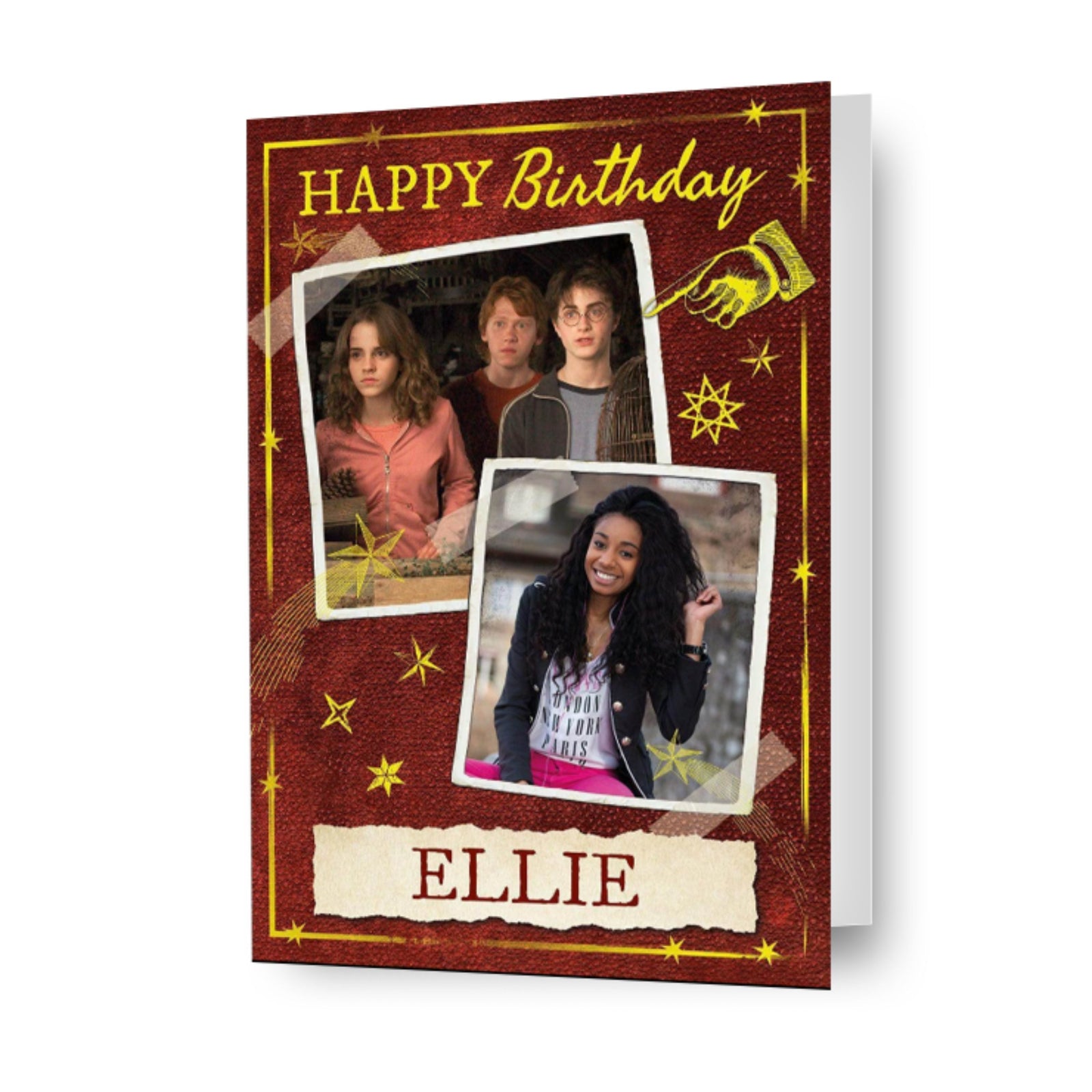 Personalised Any Name & Photo Birthday Card Official Product