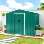 8 X 6ft Garden Storage Shed With Double Door | Green
