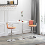 Adjustable Round Bar Table, Swivel Top, 60cm