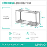 Under Sink Storage Shelf - Grey