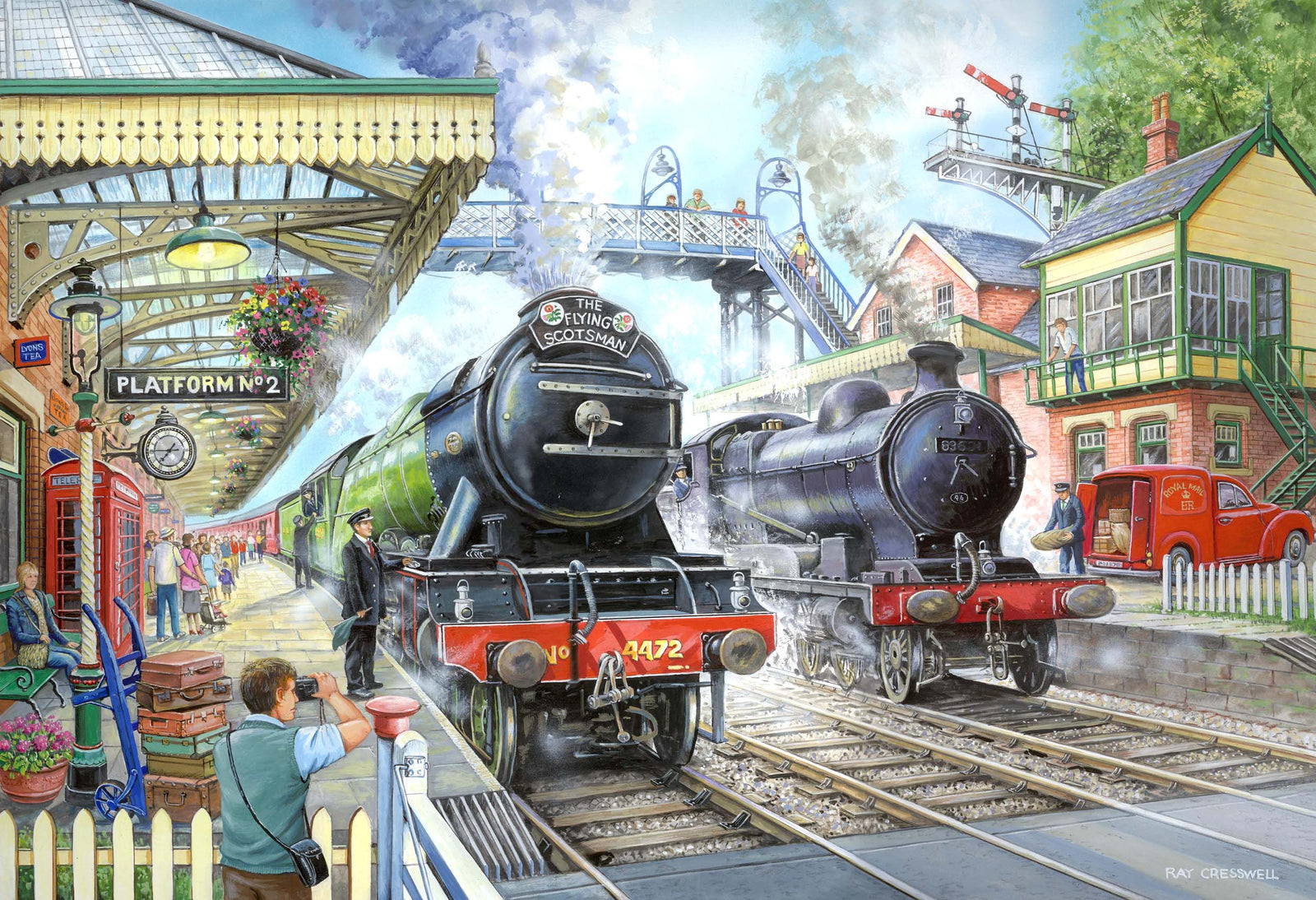 Train Now Standing - 1000 Piece Jigsaw Puzzle For Adults