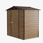 Breeins 4 X 6ft Metal Apex Roof Garden Storage Shed