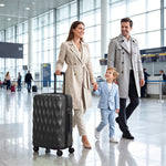 Suitcase, Hard Shell Carry On Luggage With Tsa Lock | 64l | Black