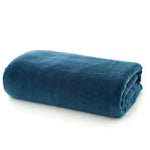 Luxury The Big One Ultra Soft Fleece Throw | Airforce Blue