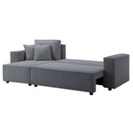 Hanna Reversible Corner Sofa With Sofa Bed | Corner | Dark Grey