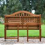 Garden_Gear 2 Seater Acacia Folding Bench