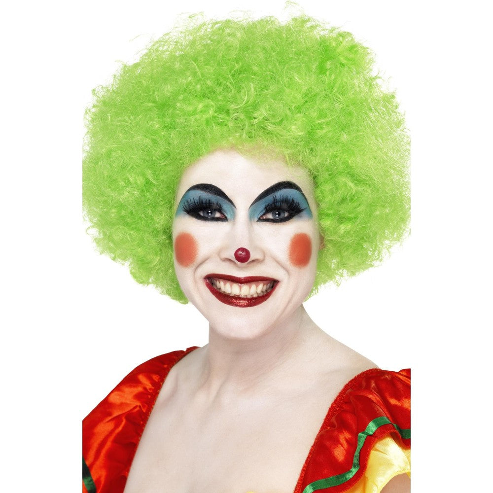Crazy Clown Wig | Neon Green
