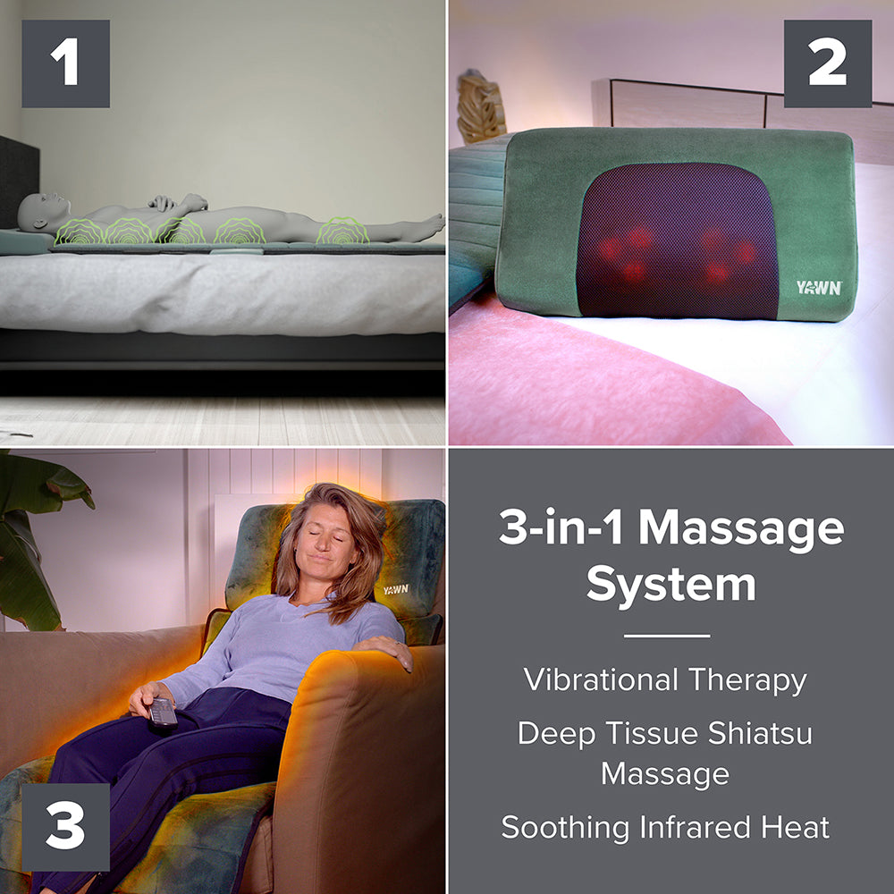 Ezwell 3-in-1 Massage Remedy System Mattress | Large | Green
