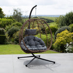 Aylesbury Swing Egg Pod Chair | Dark Gray