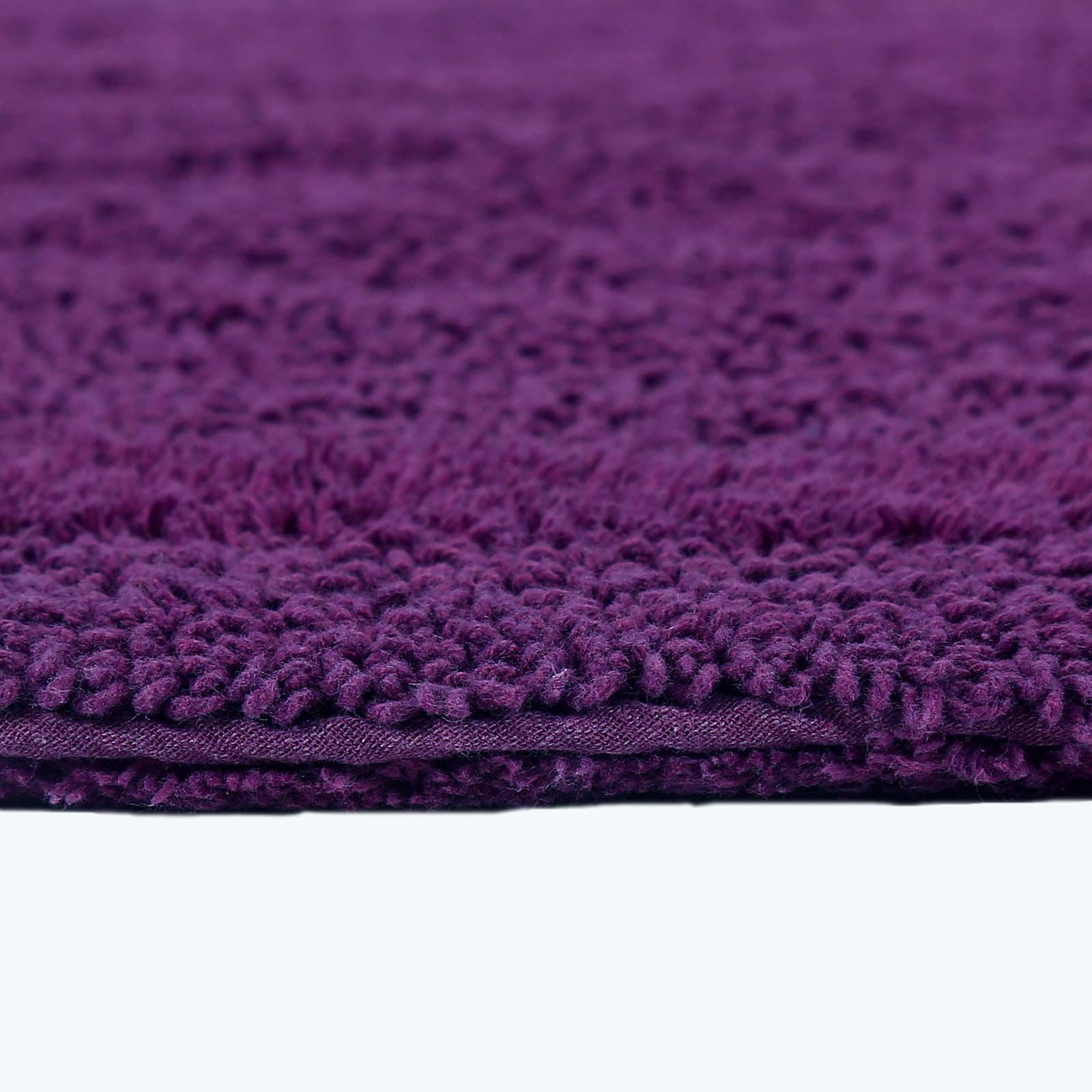 Luxury Reversible Cotton Bath Mat | 80cm | Purple