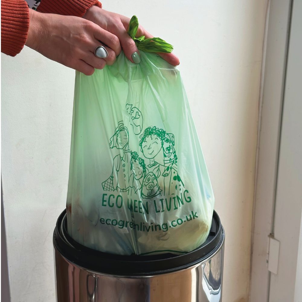 Compostable Drawstring Bin Bags  40 Litre (25 Bags)