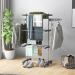 3/4 Tier Clothes Airer Stainless Steel Clothes Drying Rack | Medium