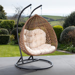 Henley Double Swing Egg Pod Chair | Cream