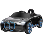 Bmw I4 Licensed 12v Kids Electric Ride-on Car W/ Remote Control | Black