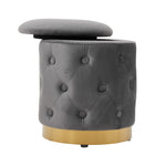 Breeins Upholstered Storage Ottoman