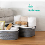8l Ulana Woven Basket - Grey