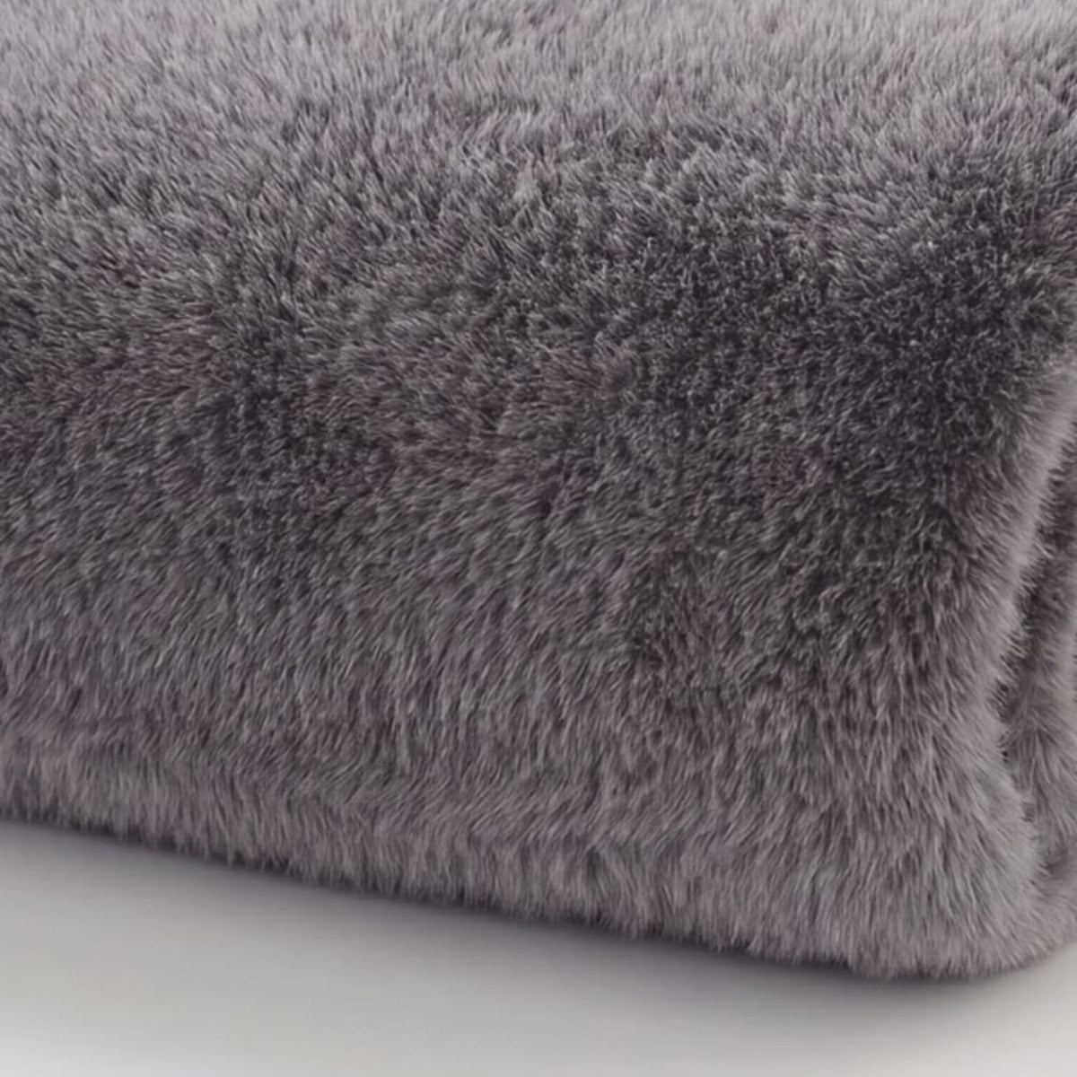 Ashford Faux Fur Throw | 130cm x 180cm | Grey