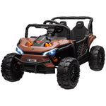 12v Kids Ride On Car, Electric Truck W/ Remote, Four Suspension Wheels | Brown