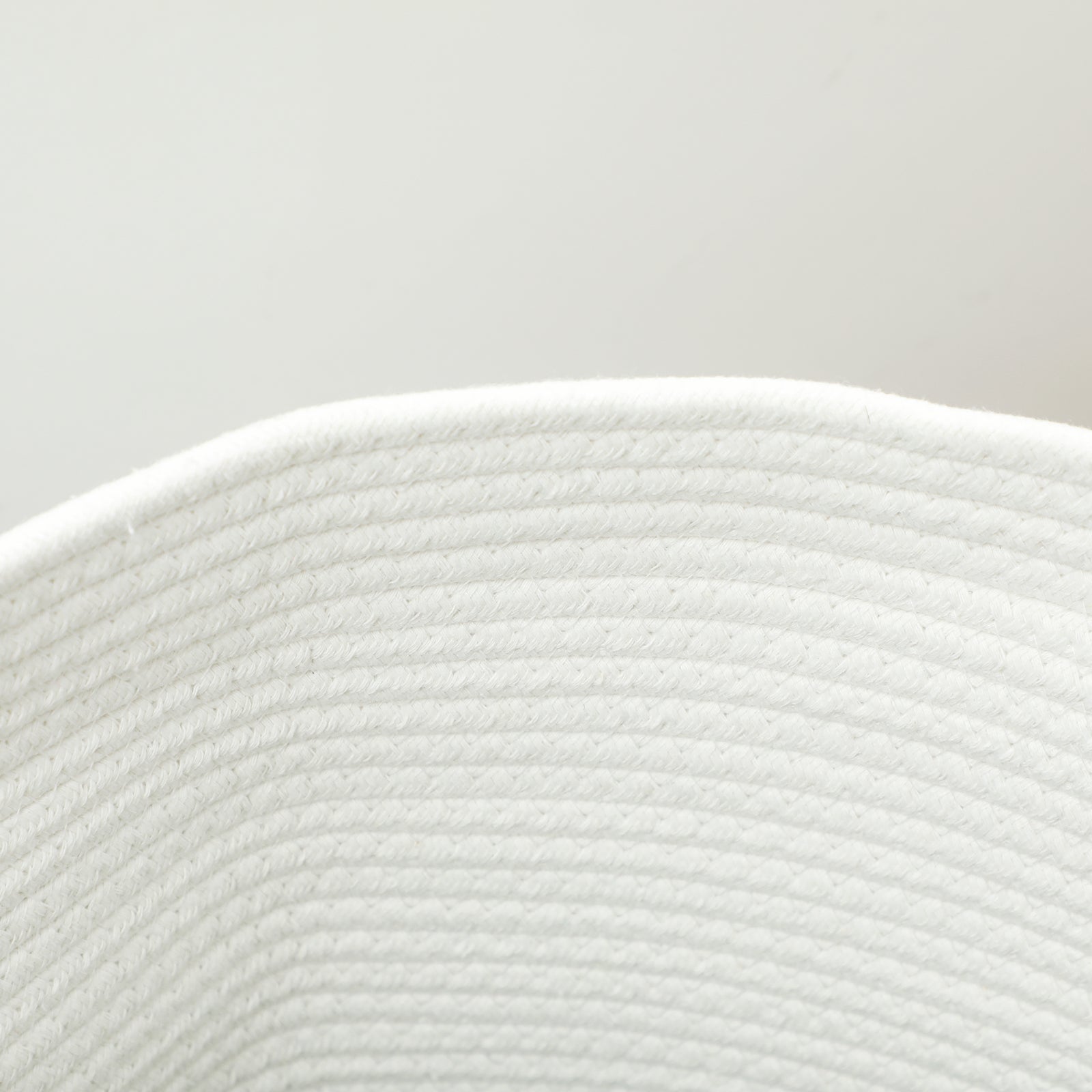 36/88l Cotton Rope Laundry Basket With Handles For Pillows | Medium | Cream