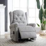 Crawley Electric Riser Recliner With Massage And Heat | Grey