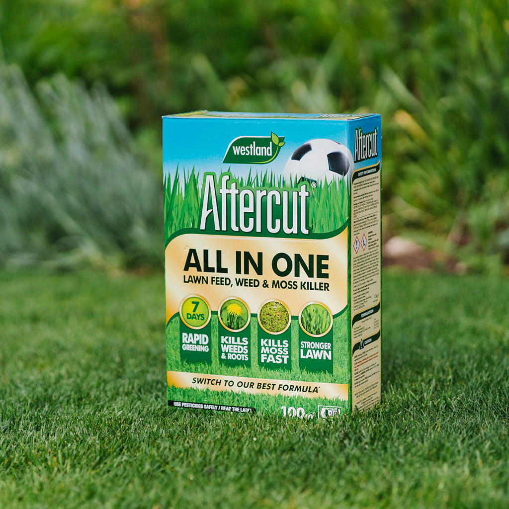 All In One Lawn Feed, Weed And Moss Killer 100 Sqm