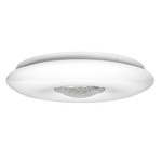 Vela White Led Ceiling Lamp 24w(120w) 42cm  Dimmable And Colour Temperature Adjustable Via Included Remote Control