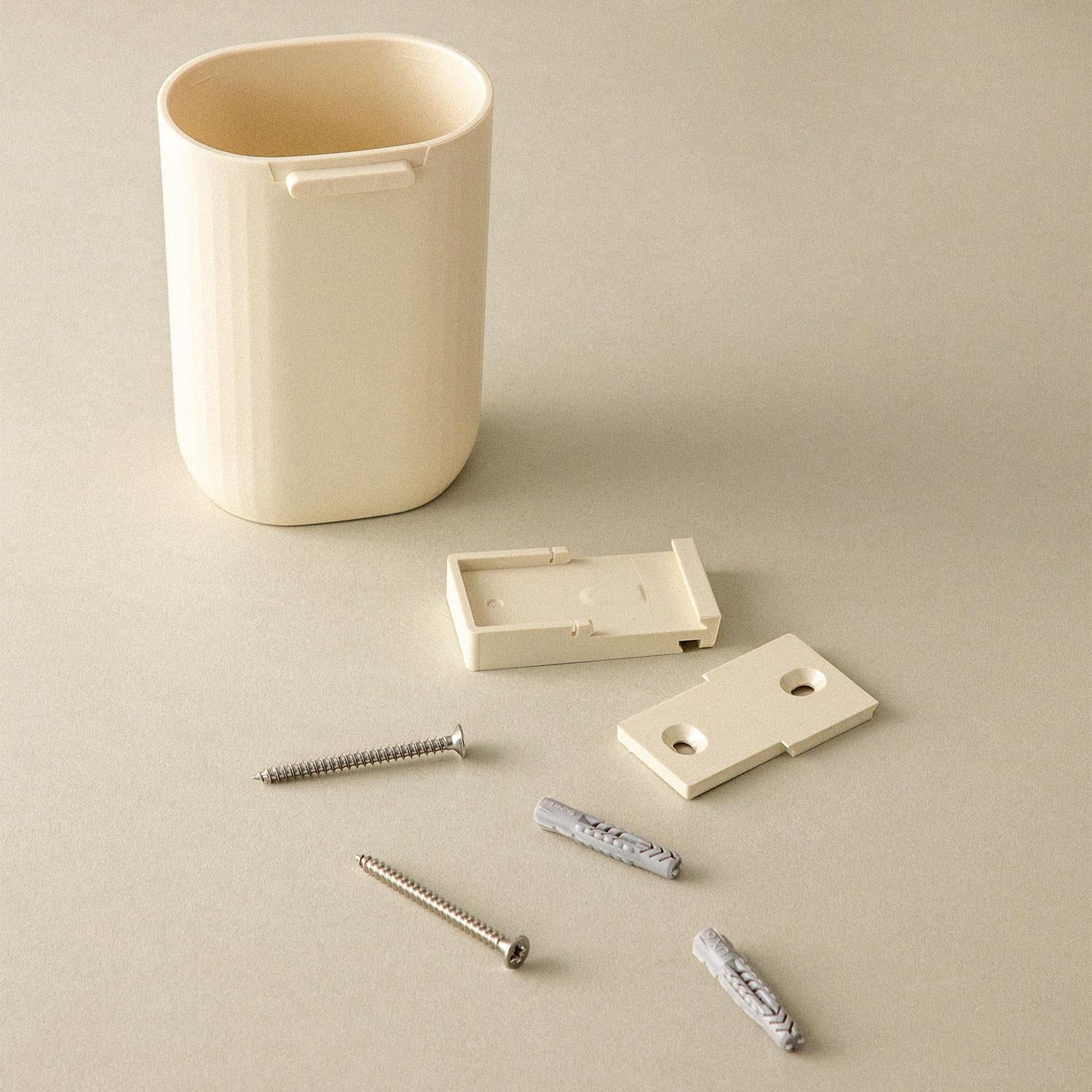 Toothbrush Holder Freestanding/wall Mounted Alife Collection | Pale Green