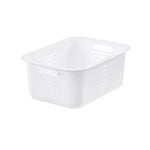 Lightweight & Durable Basket Recycled 15 Storage Box 10l, White