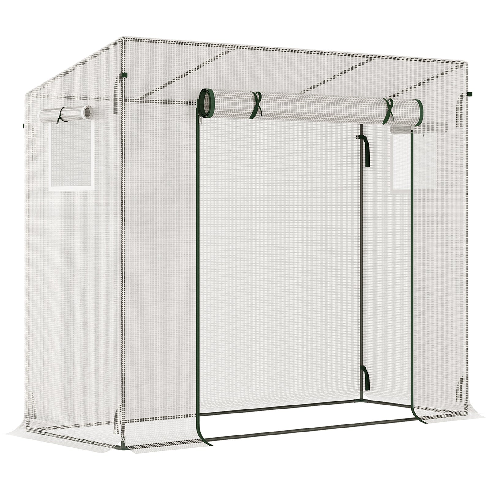 Walk-in Tomato Greenhouse 200x76x168cm | White