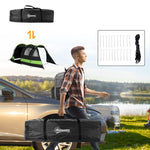 Blackout Camping Tent With Bedroom & Living Room For 4-5 | Black