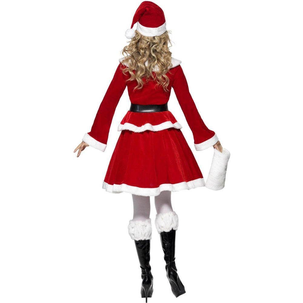Miss Santa Costume, With Muff | Large