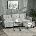 Upholstered Sofa Bed Reversible Sectional Sofa Set Velvet