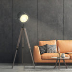 Tripod Floor Lamp Height Adjustable E27 Base Living Room