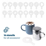 Livivo Stainless Steel Cocoa Shaker For Coffee And Desserts