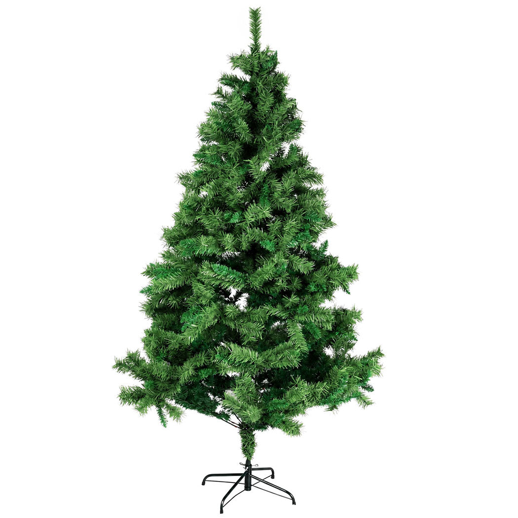 Santaco Christmas Tree 2.1m 797 Pvc Tips Metal Base Xmas Decor Indoor Green
