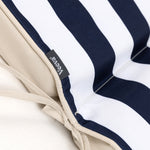 Outdoor High Back Seat Cushion Set Of 4 Deck Stripe