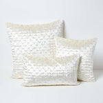 Crushed Velvet Cushion Cover | 40cm x 40cm | Cream