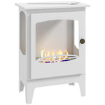 Freestanding Bioethanol Fireplace Ethanol Fireplace Stove | White