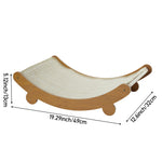 Sisal Cat Scratcher Bed | Large | Natural