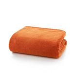 Snuggle Touch Microfibre Supersoft Fleece Throw | 140cm x 180cm | Burnt Orange