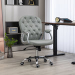 Pu Diamante Padded Office Chair