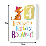 Age 4 Birthday Card Official Product