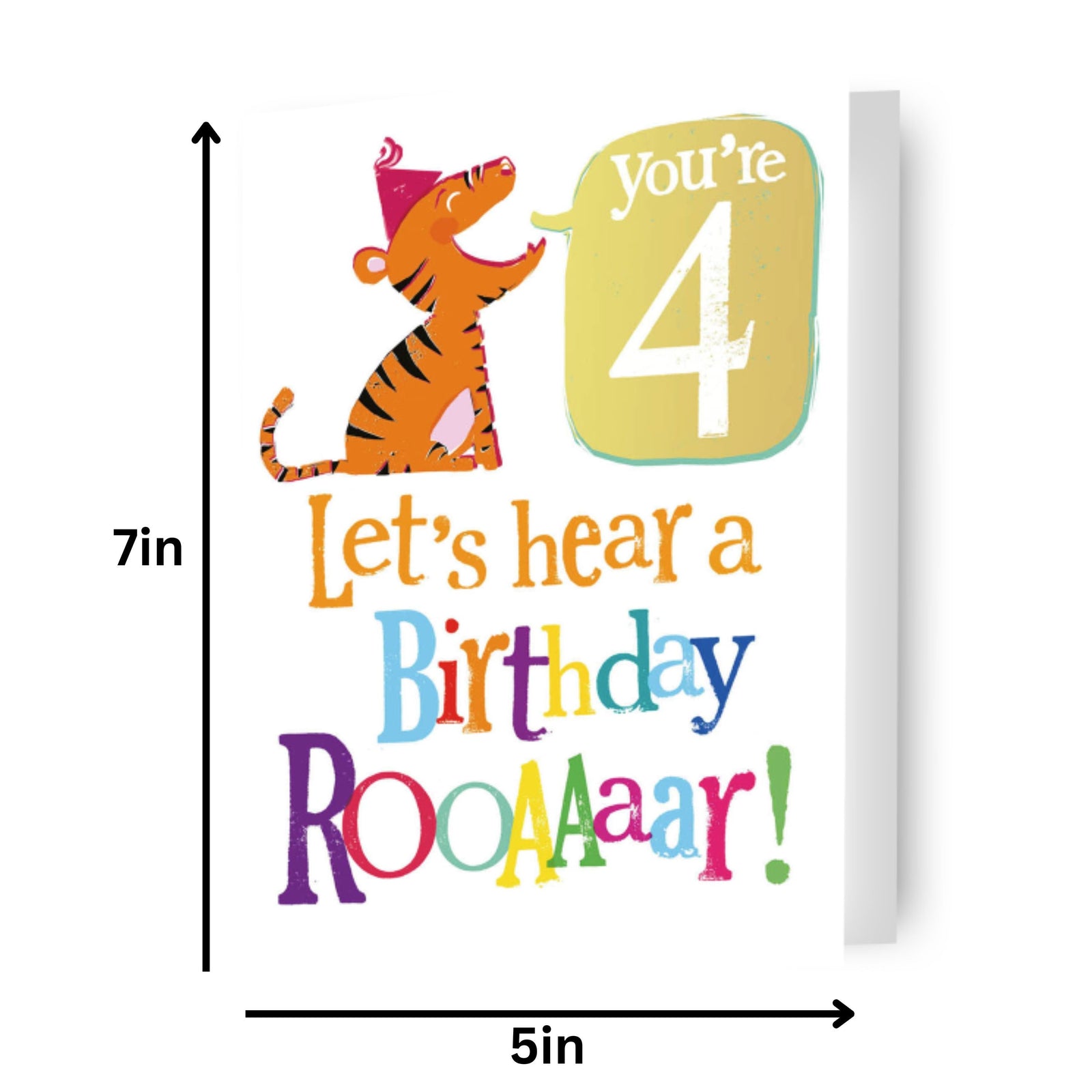 Age 4 Birthday Card Official Product