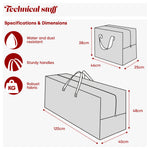Hillington 3 Piece Christmas Storage Set Tree Lights Decorations